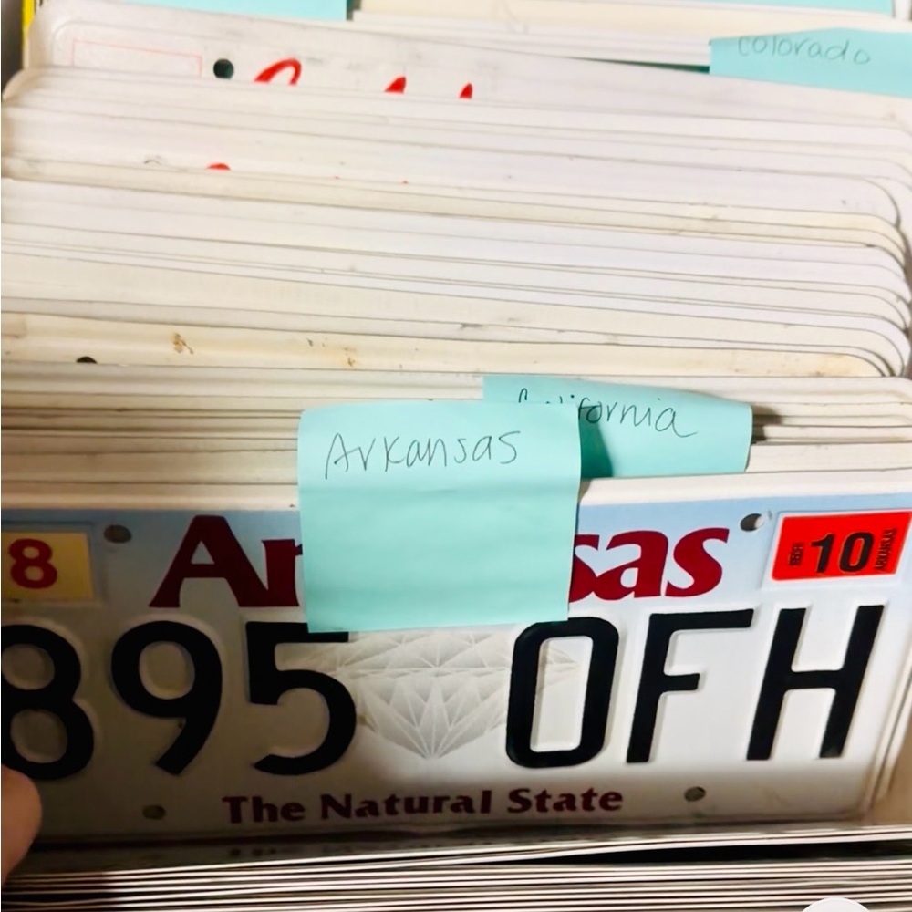Arkansas License Plate